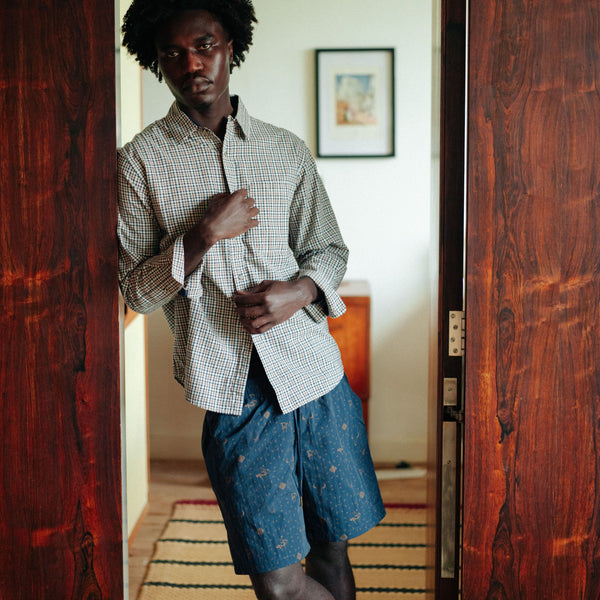 VACATION SWIM SHORT - WESTERN BANDANA