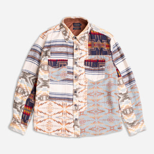 Pendleton EU - LA PINE PATCHWORK OVERSHIRT - MULTI -  - Main Front View