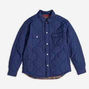 Pendleton - REVERSIBLE QUILTED OVERSHIRT - HARDING NAVY -  - Main Front View