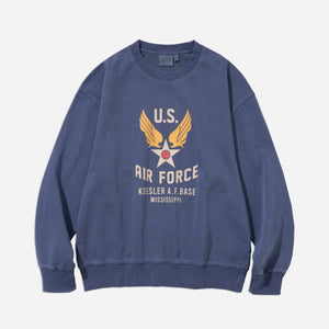 Uniform Bridge - KEESLER A.F. SWEATSHIRT - PIGMENT BLUE -  - Main Front View