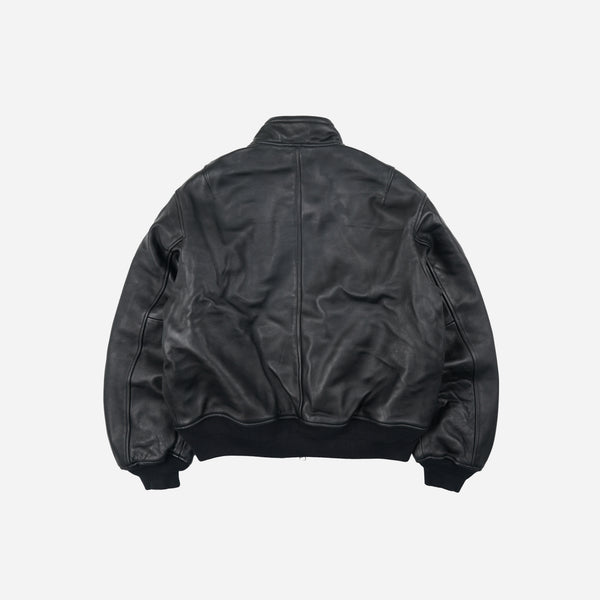 Frizmworks Lambskin Flight Jacket - Black