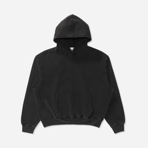 Lady White Co. - MINI HOODIE - PIGMENT CHARCOAL -  - Main Front View