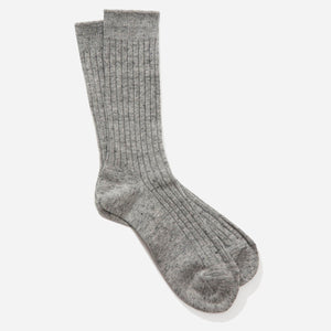Lady White Co. - LWC SOCK - GREY MELANGE -  - Alternative View 1
