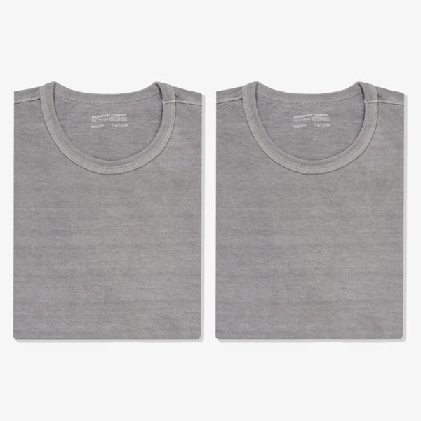 OUR 2 PACK T-SHIRTS - PIGMENT CHALK