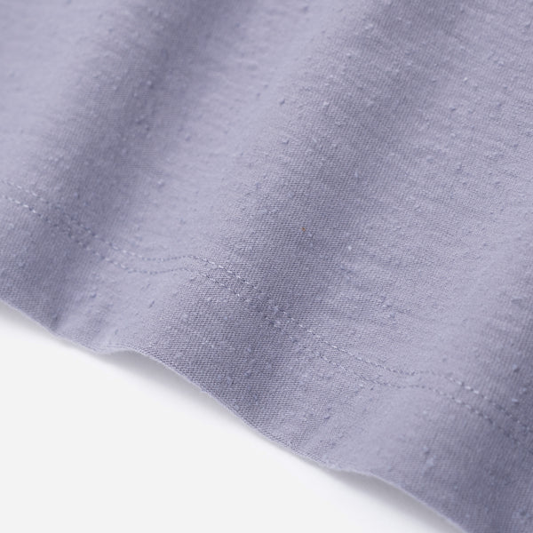 JAPANESE NEP JERSEY T-SHIRT - LILAC GREY