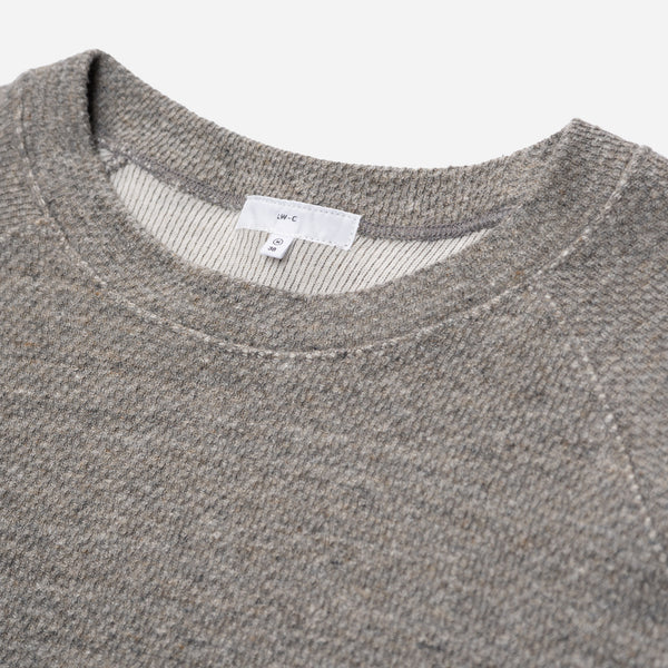 RAGLAN THERMAL L/S T-SHIRT - GREY MELANGE