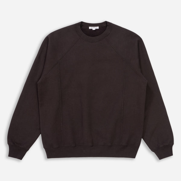 HEAVY GUSSET SWEATSHIRT - TIRE BLACK