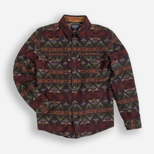 LA PINE OVERSHIRT - NEHALEM BROWN