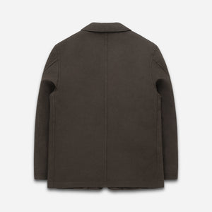 Knickerbocker - LANE TWILL & LINEN SUIT JACKET - BLACK OLIVE -  - Alternative View 1