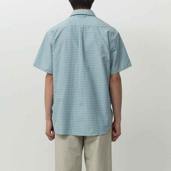 UNIT HALF SHIRT - BLUE CHECK