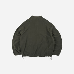 Frizmworks - Frizmworks Mock Neck Fleece Anorak Parka - Dark Green -  - Alternative View 1