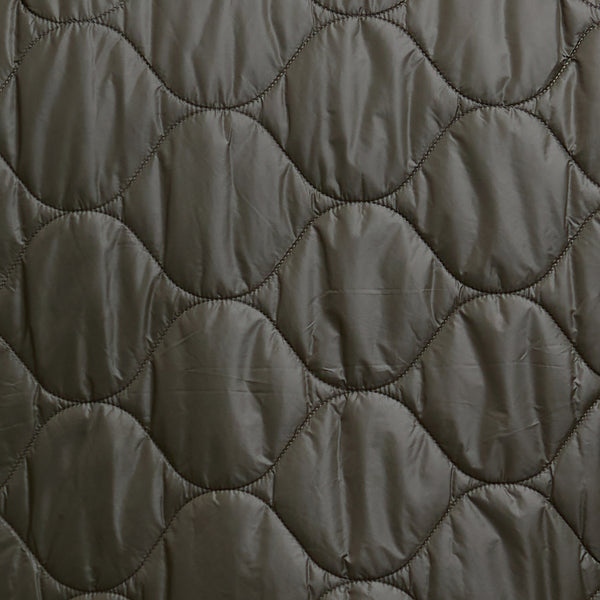 CORDING QUILTED JACKET - ARMY GREEN