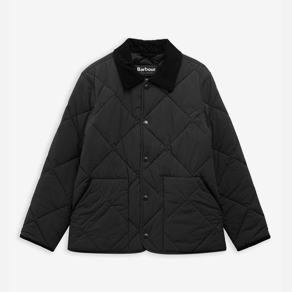LIDDESDALE SHORT QUILTED JACKET - BLACK