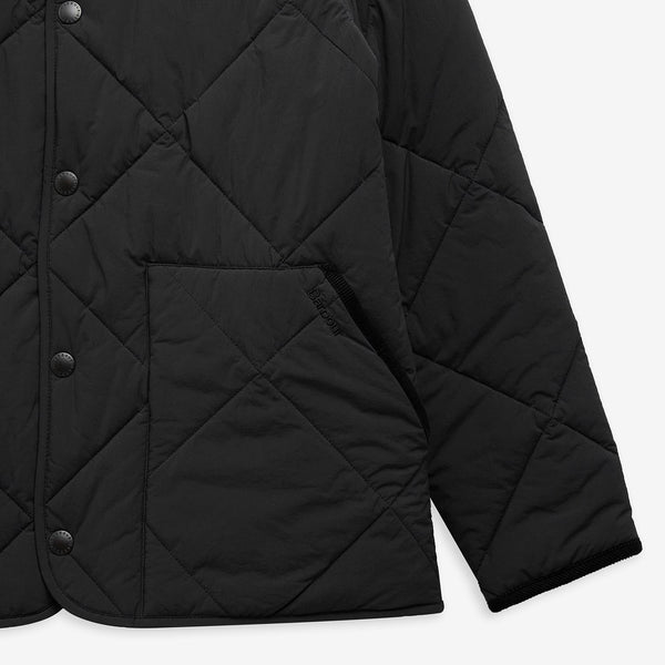 LIDDESDALE SHORT QUILTED JACKET - BLACK