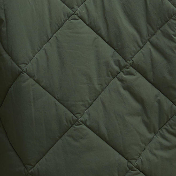 LIDDESDALE SHORT QUILTED JACKET - OLIVE