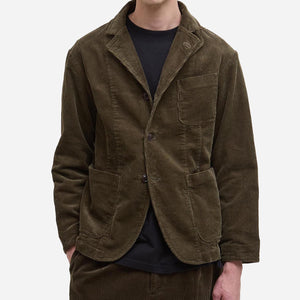 Barbour - ELMBANK CORD BLAZER - OLIVE -  - Alternative View 1