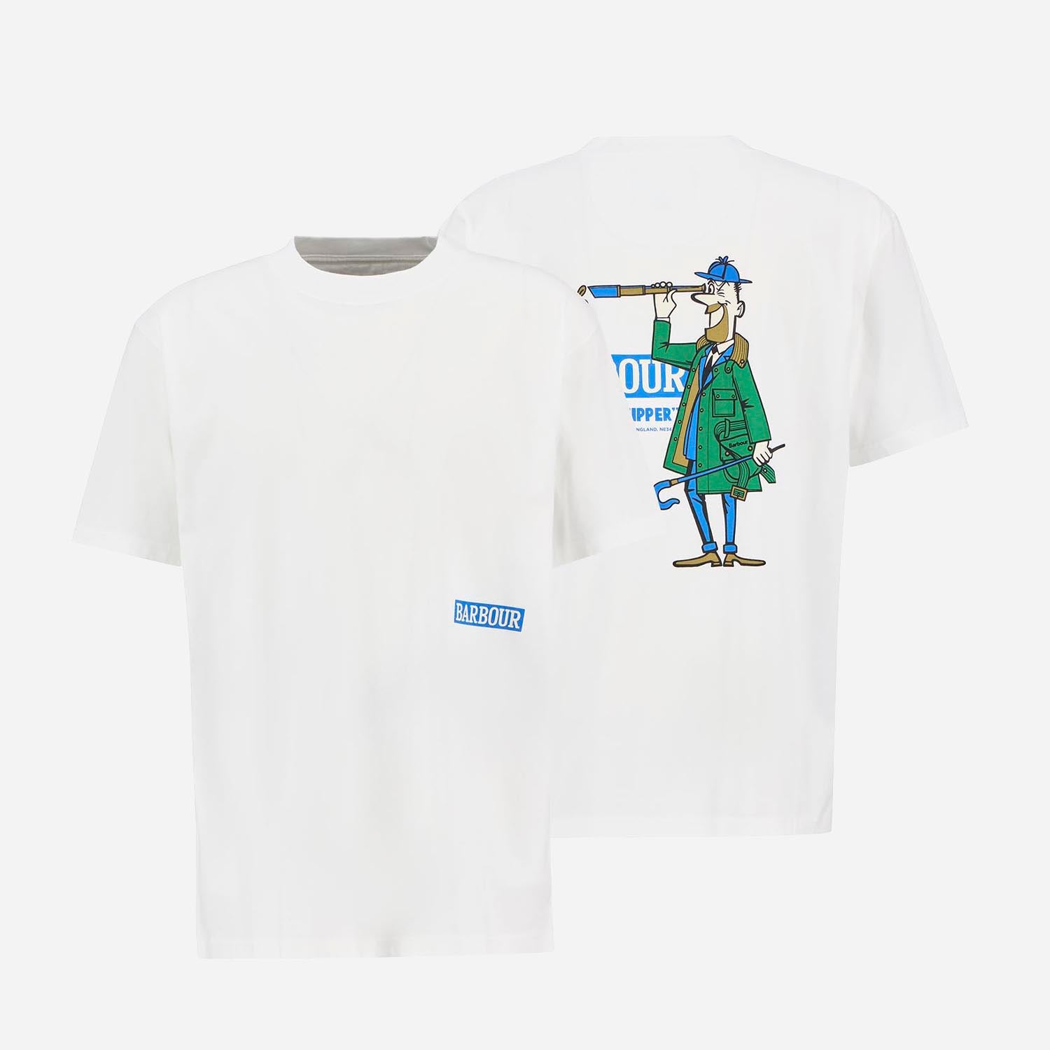 Barbour MR SOLWAY T-SHIRT - WHITE - The Great Divide