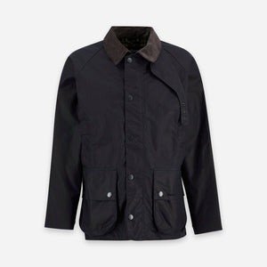 Barbour - BEAUMONT SPECTATOR WAX JACKET - NAVY -  - Main Front View