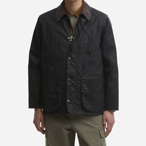 BEAUMONT SPECTATOR WAX JACKET - NAVY