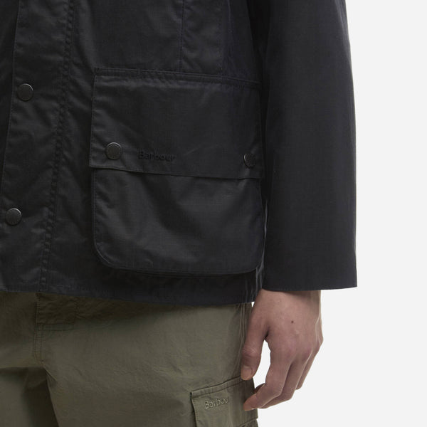 BEAUMONT SPECTATOR WAX JACKET - NAVY