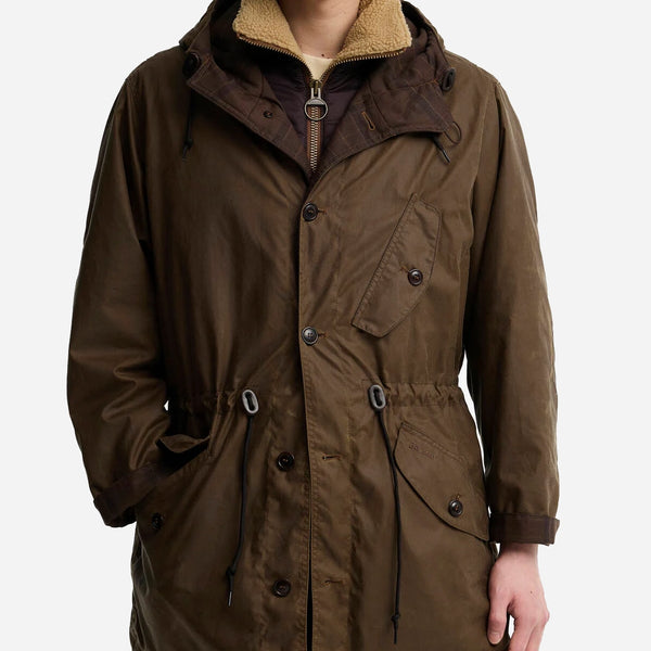 Barbour Ursula Waxed Parka Jacket - Barka