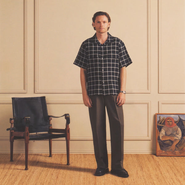 PENNY CHECK SS SHIRT - BLACK