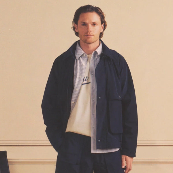 SCOUT NYLON COAT - NAVY