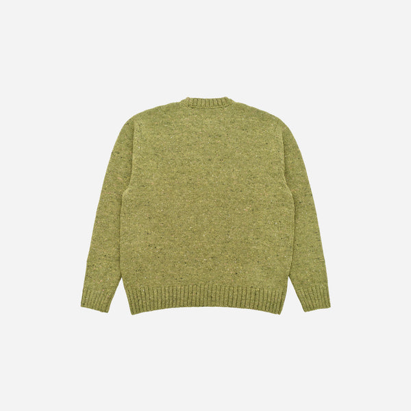 Knickerbocker Moor Alpaca & Merino Tweed Sweater - Sprout