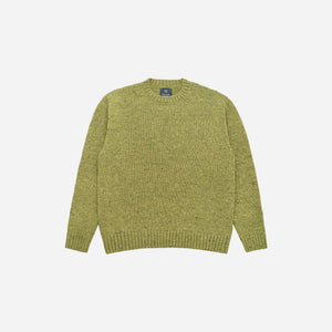 Knickerbocker - Knickerbocker Moor Alpaca & Merino Tweed Sweater - Sprout -  - Main Front View