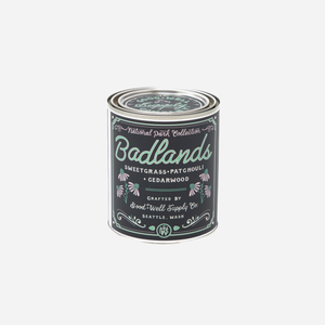 Good and Well Supply Co - 8OZ NATIONAL PARK CANDLE - BADLANDS -  - Main Front View