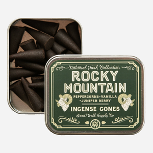 Good and Well Supply Co - ROCKY MOUNTAIN INCENSE - 25 PIECE - ROCKY MOUNTAIN INCENSE - 25 PIECE - Main Front View