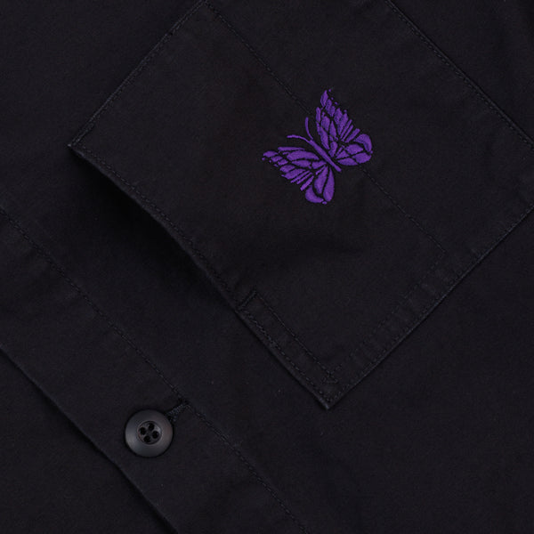 Needles Coverall - Reversed Sateen Black