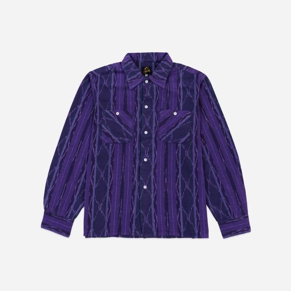 Needles One-Up Shirt - Ikat Stripe