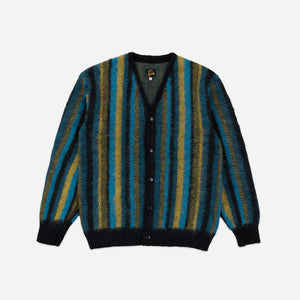 Needles - Needles Mohair Cardigan - Stripe -  - Main Front View