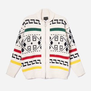 Pendleton - WESTERLY CARDIGAN SWEATER - IVORY -  - Main Front View
