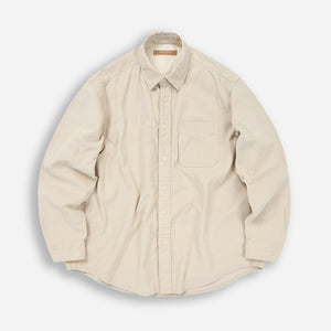 Frizmworks - OG CORDUROY SHIRT - IVORY -  - Main Front View