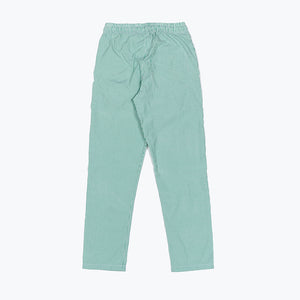 RELAXED STRIPED TROUSERS - TENNIS GREEN