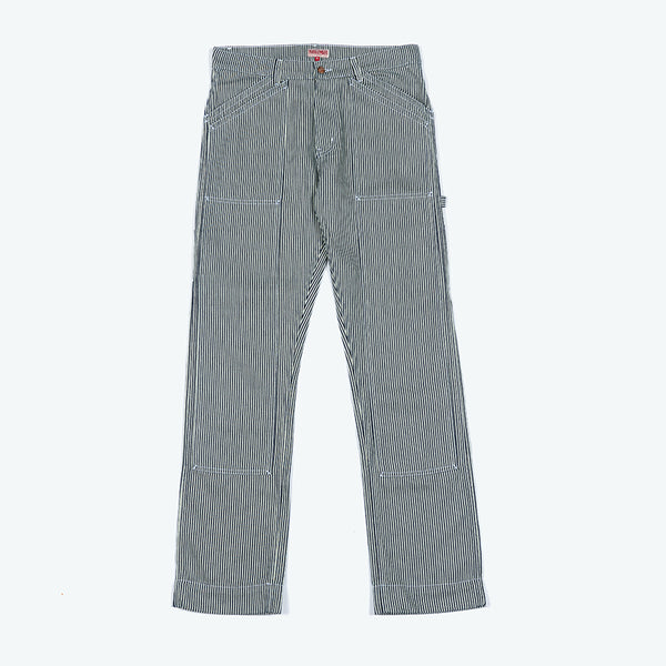 BREWSTER DOUBLEKNEE PANT - HICKORY STRIPE