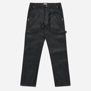 Dubbleware - MADE IN ITALY BELMONT WORK CARPENTER PANT - INDIGO (RAW) -  - Main Front View