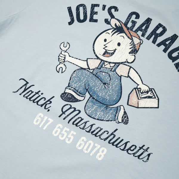 JOE'S GARAGE T-SHIRT - SKY BLUE