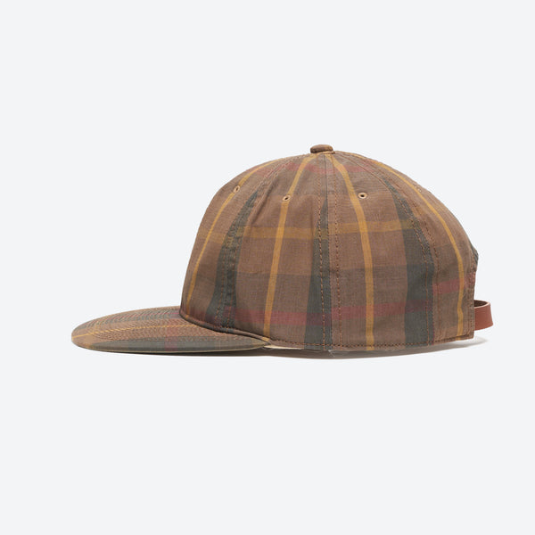 TARTAN CAP (SIZED) - BROWN/GREEN