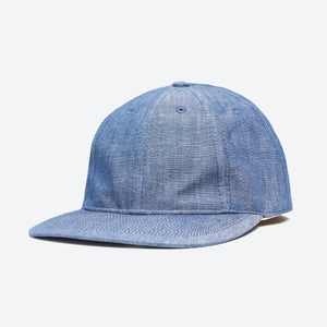 Poten - CHAMBRAY CAP - BLUE (SIZED) -  - Main Front View