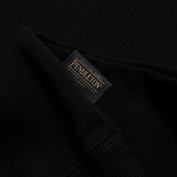 Back Print Sweatshirt - Black Harding