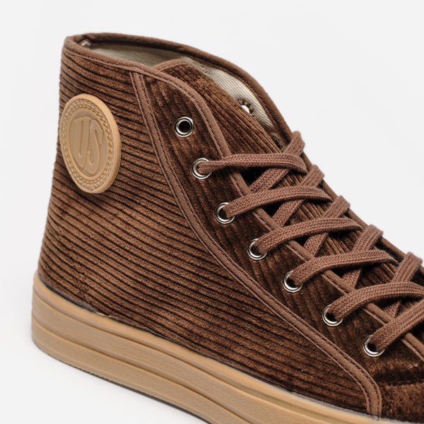 MILITARY CORD HIGH TOP - BROWN