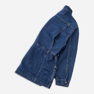 Orslow - DENIM HALF COAT - 6 MONTH WASH BLUE -  - Alternative View 1