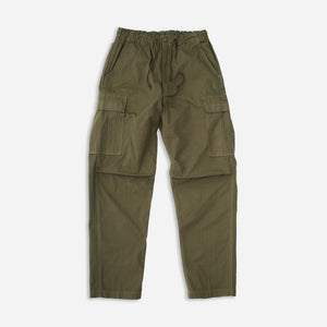 Orslow - EASY CARGO STRAIGHT LEG PANT - ARMY GREEN -  - Main Front View