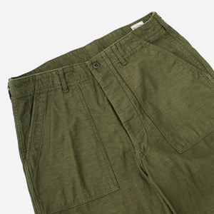 Orslow - VINTAGE FIT FATIGUE PANT - DARK OLIVE -  - Alternative View 1