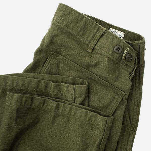 VINTAGE FIT FATIGUE PANT - DARK OLIVE