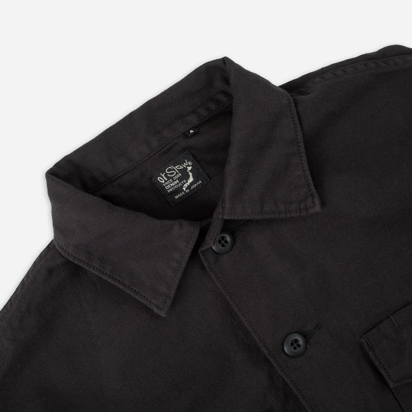 US. ARMY FATIGUE SHIRT - BLACK