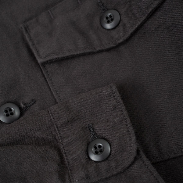 US. ARMY FATIGUE SHIRT - BLACK
